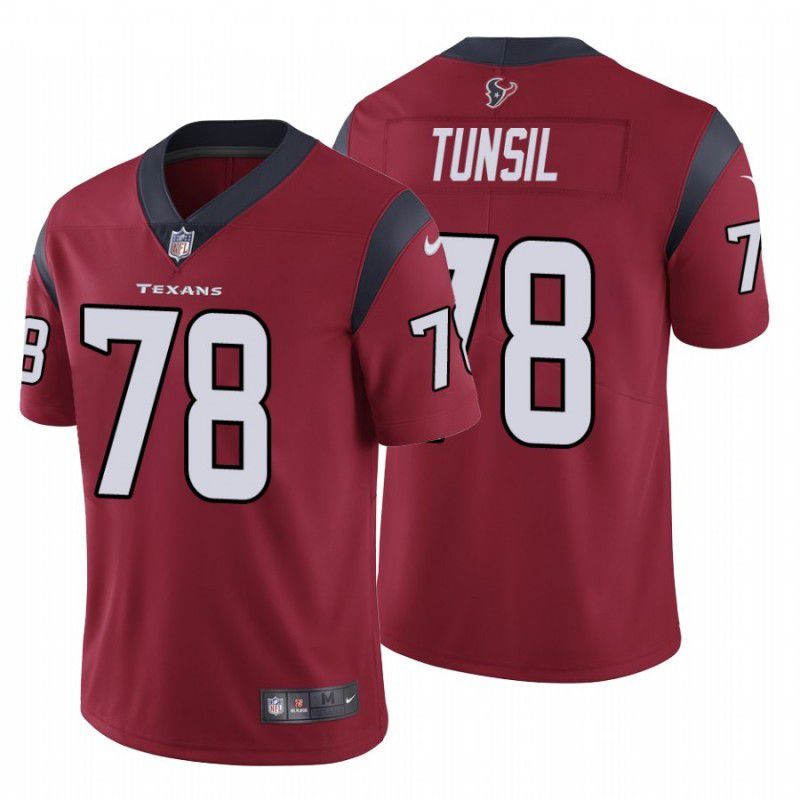 Men Houston Texans 78 Laremy Tunsil Nike Red Limited NFL Jersey